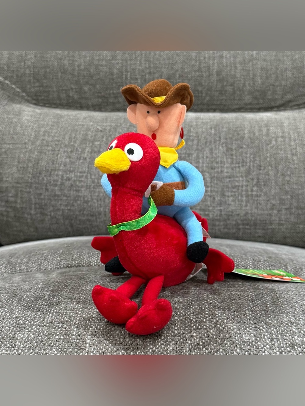 VTG 1999 Stuffins Rudolph: Misfit Cowboy Toy Plushie 8” CVS Exclusive